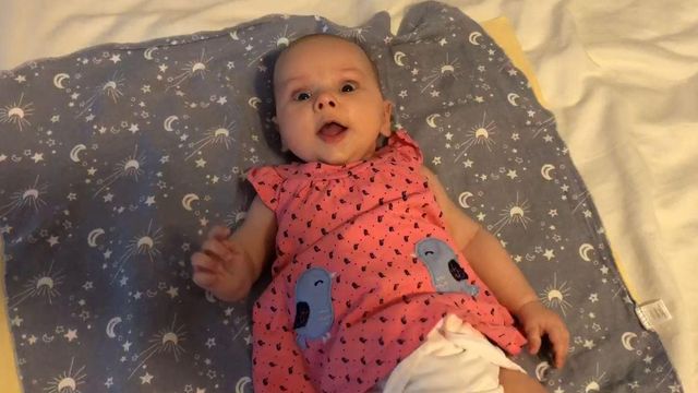 Bill Leslie shares video of his infant granddaughter, Ava