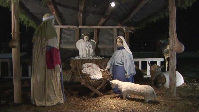 Hand-made nativity endures for decades 
