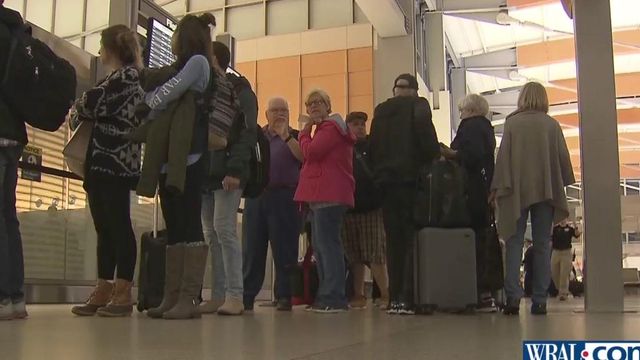 Holiday travel takes off