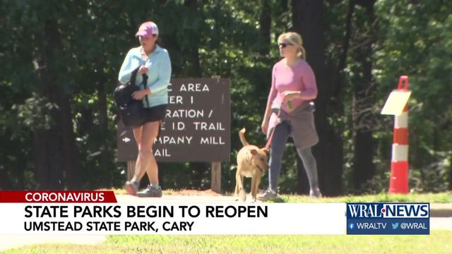 People flock to parks as they reopen again to public