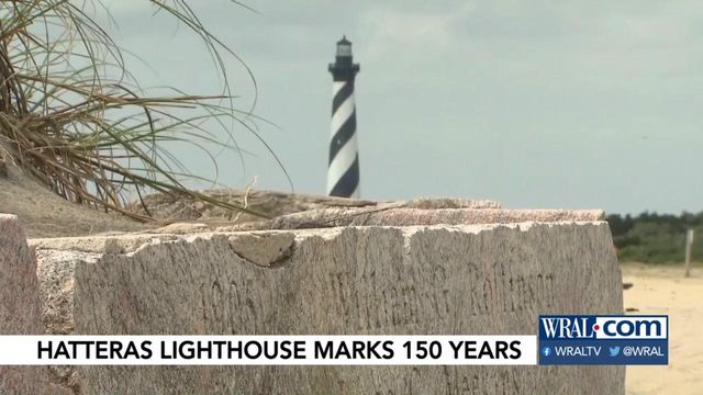 Hatteras lighthouse marks 150 years