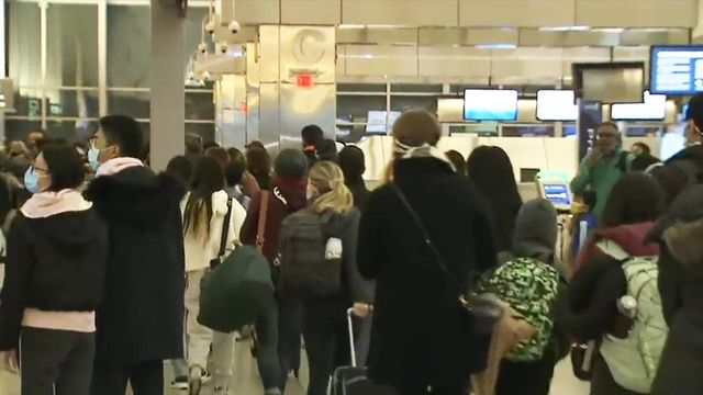 A look inside RDU the Wednesday before Thanksgiving