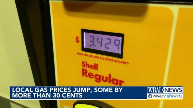 Gas prices reach $4 across North Carolina