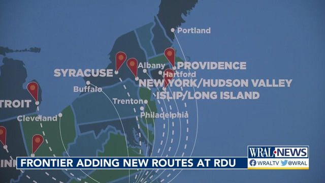 Frontier, RDU excited to add new flights