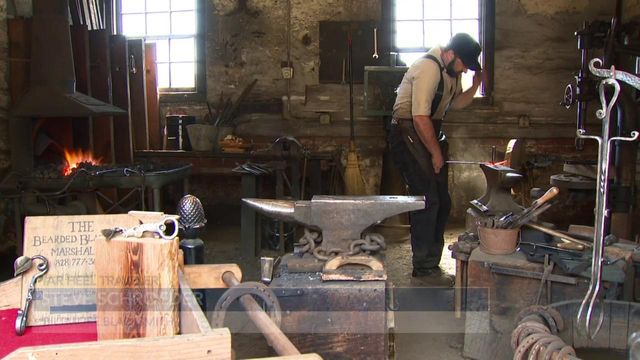 A lost trade, a dying art, Tar Heel Traveler visits the Biltmore blacksmith