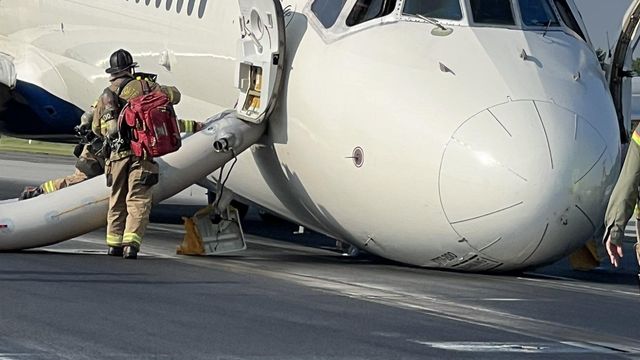 Delta pilot lands plane without landing gear in Charlotte