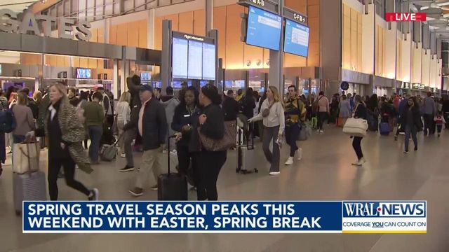 Millions are traveling for the Easter holiday weekend. What to expect at RDU & on the roads