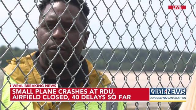 Airport employee: Operations at a standstill after small plane crash