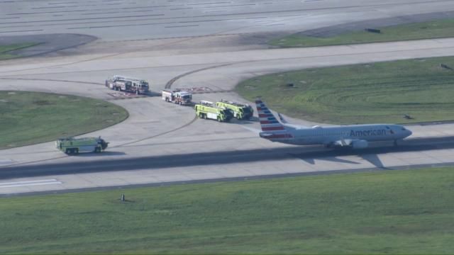 American Airlines flight makes emergency landing at RDU Thursday morning