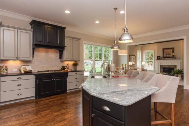 Open-plan kitchen