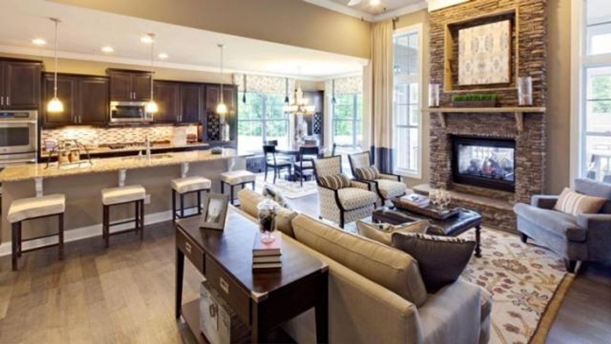 Open floor plan 