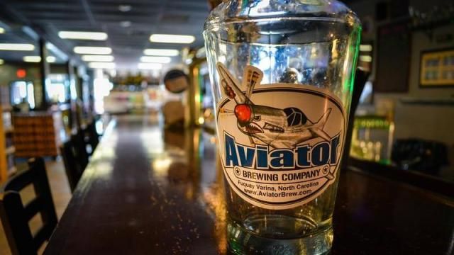 Aviator Brewery in downtown Varina is an internationally known craft brewery founded in the area. Aviator started its operations downtown with a tap house in the former train station depot originally built in 1903 and have since opened up a smokehouse restaurant, and soon, a brick oven pizza joint. (Photo Courtesy of Fuquay-Varina)
