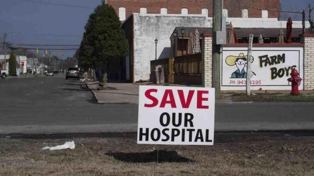 1 in 4 rural hospitals are at risk of closing 7 in NC have