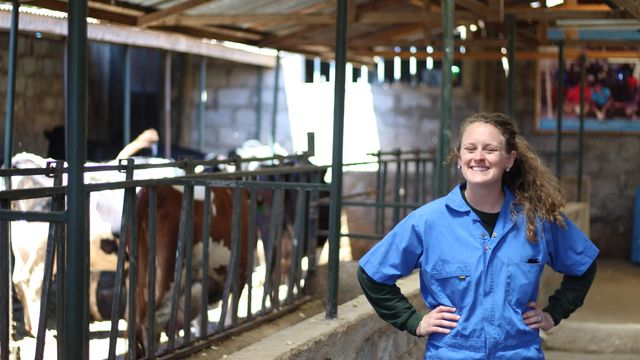 After a detour into teaching, Sabra McCallister fulfills her veterinary dream