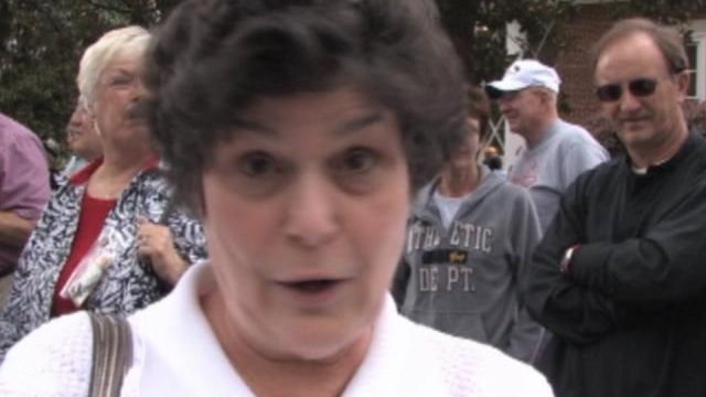 Tea party protester makes her case