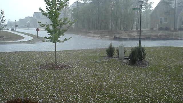 Hail video submitted by Kim Royle