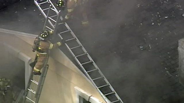 Sky 5 video: Fire in Raleigh