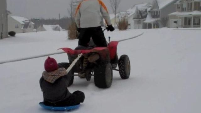 Sledding no-nos include towing, standing