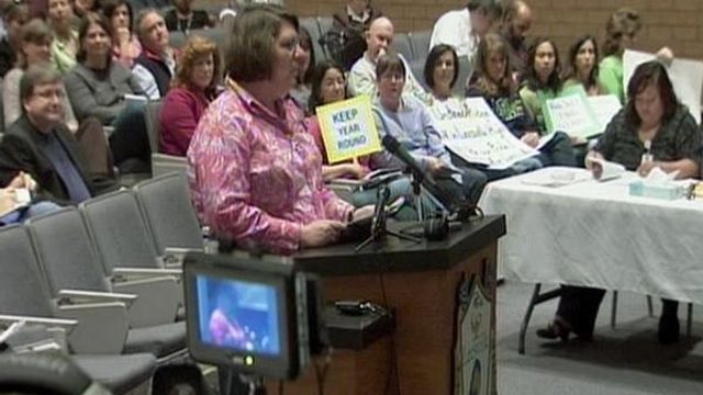 Web only: Wake County school board holds public meeting