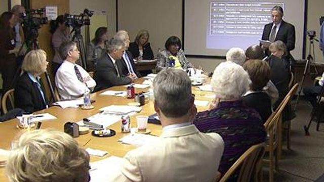 Web only: Wake school board, commissioners talk budget