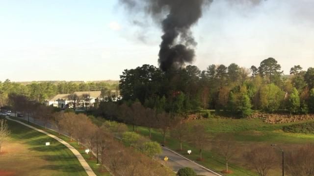 Viewer video: Raleigh apartment fire 