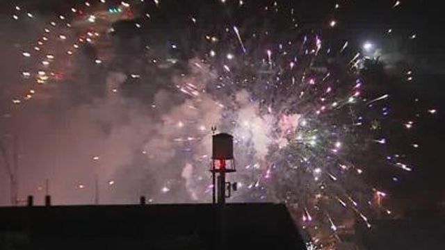 2012 Raleigh fireworks