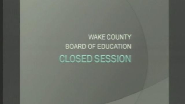 Wake County Board of Education meeting