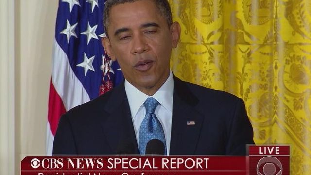 Obama news conference
