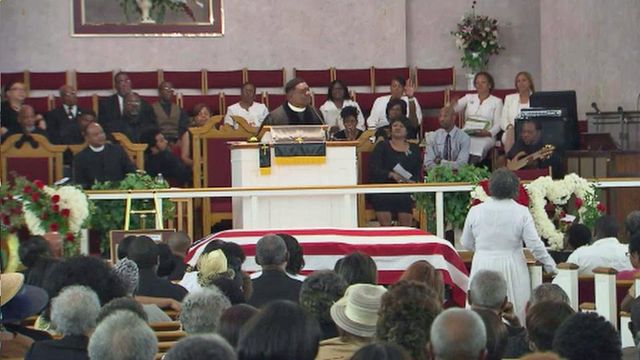 Funeral service for Moses Mathis