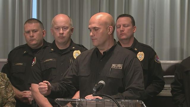 Wake Forest police news conference