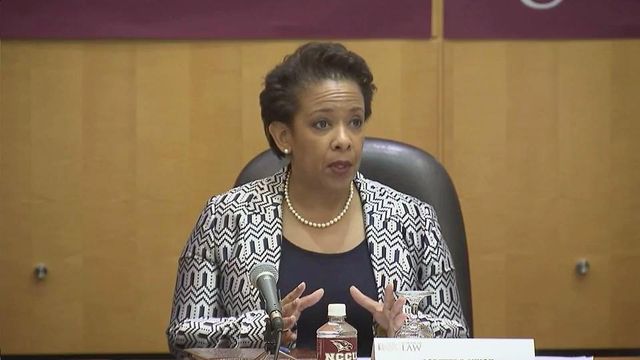 AG Loretta Lynch discusses civil rights at NCCU
