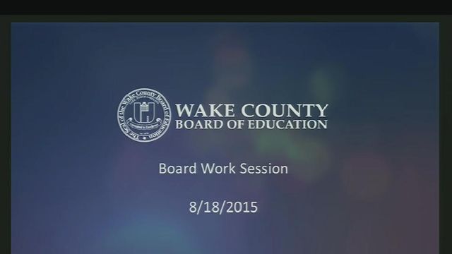 Wake County school board work session, pt. 2