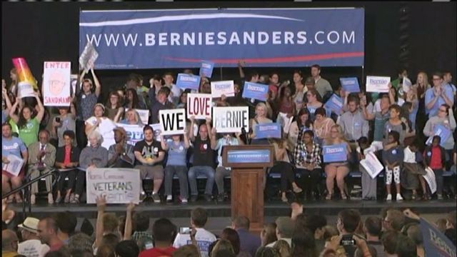 Bernie Sanders holds rally in Greensboro