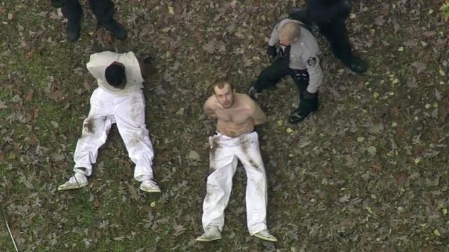 Escaped inmates found in Raleigh storage shed