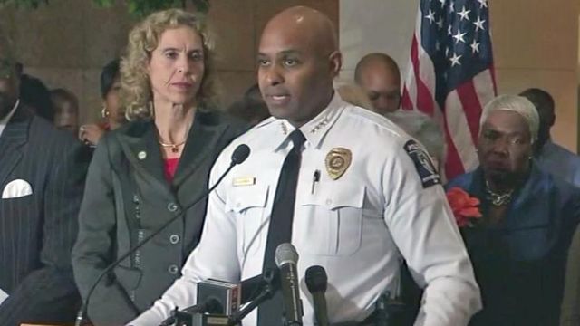 Charlotte police chief discusses police shooting, riots