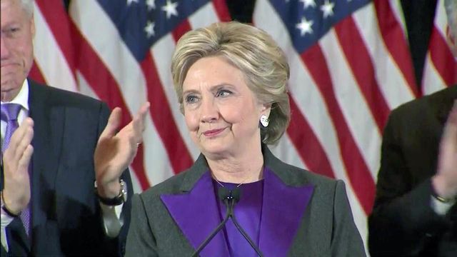 Clinton on loss to Trump: 'This is painful'