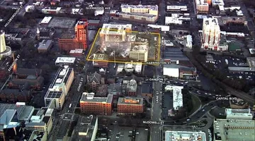 Sky 5: Aerial view shows fire's devastation