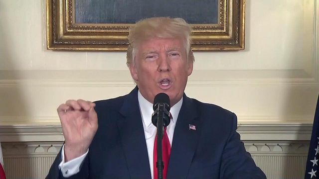 Trump condemns white supremacists, says 'racism is evil'