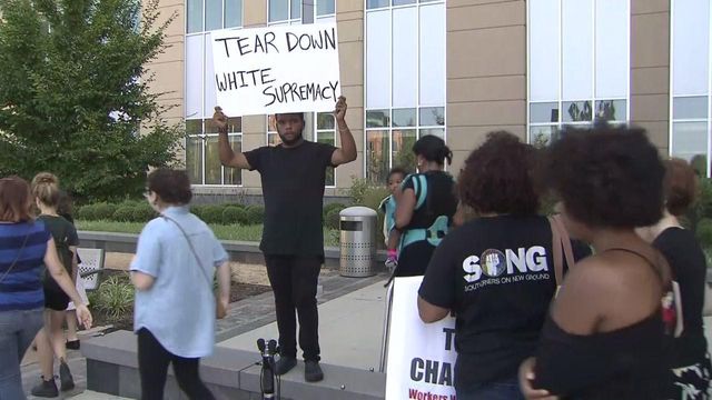 Lawyer for Durham protesters holds news conference