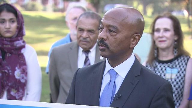 Candidate Charles Francis speaks about Raleigh mayoral race
