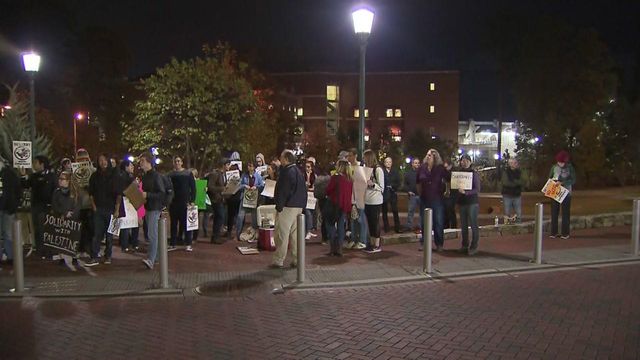 Speech by former Trump assistant sparks protest on UNC-CH campus