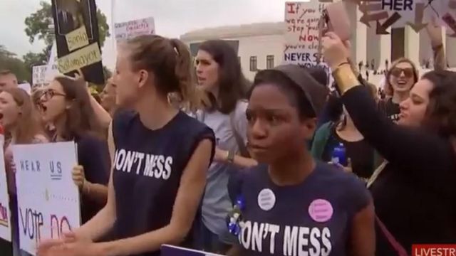 Protests erupt in DC before Kavanaugh vote