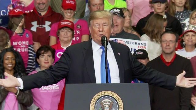 Trump rallies in Charlotte