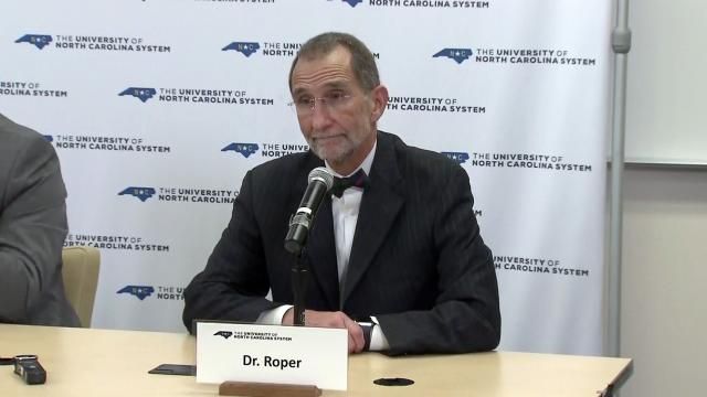 UNC system chairman: 'Thank God' Roper willing to step in as president