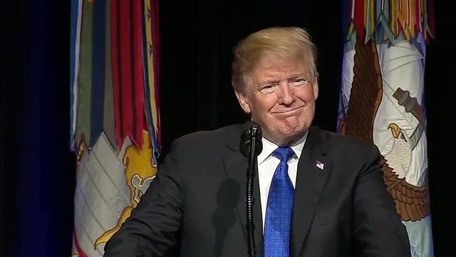 Trump speaks on missile defense