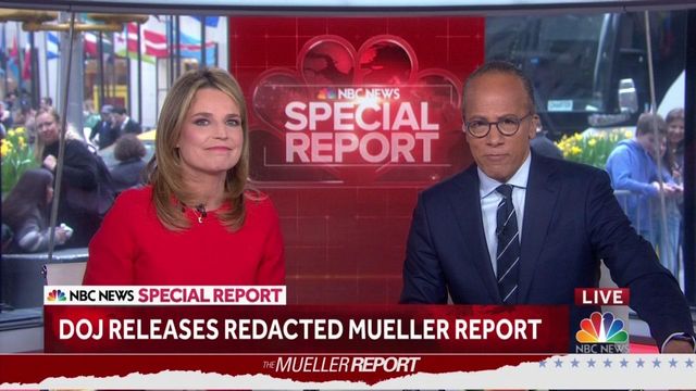 NBC Report: President Trump expected to comment on Mueller report
