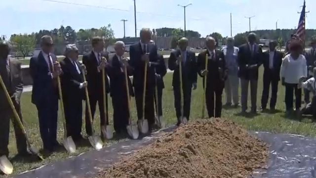 Groundbreaking for new transportation facility in Rocky Mount