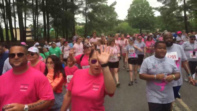 Live from Triangle Race for the Cure: Jeff Hogan walks through the festivities