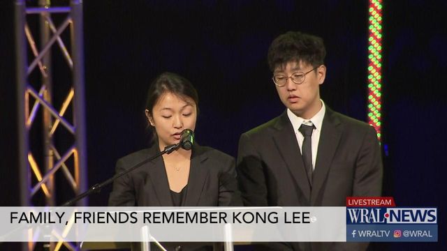 Family, friends remember Kong Lee