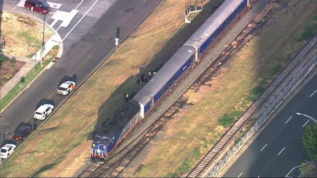 Man on tracks hit by train in downtown Durham